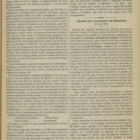 0341 - Page 335 - Notes de clinique thérapeutique. Les bains froids dans la fièvre typhoïde de l'enfant. Par C. Bacaloglu... / Séance de l'Académie de médecine (20 mars 1900). M. Laborde : Tractions rythmées de la langue / M. Laborde : Buste de Vacher / M. Grancher : Prophylaxie des maladies infectieuses