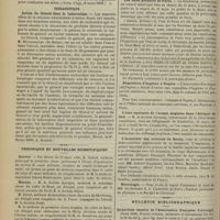 0344 - Page 338 - Revue de la presse. Toxicologie. Empoisonnement par la naphtaline. (Journ. d'hyg., 8 mars 1900) / Thérapeutique. Action du thiocol dans la tuberculose. (Broch. in-8°. Berne 1899, A. Benteli) / Chronique et nouvelles scientifiques. Guerre / Marine / Nomination / Facultés de Province / Les eaux potables de Paris / Exposition d'hygiène à Naples / L'état sanitaire de l'armée anglaise dans l'Afrique du Sud / L'Académie des sciences de Berlin / Nécrologie / Bulletin bibliographique