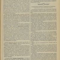 0399 - Page 393 - Séance de la Société médicale des hôpitaux. (30 mars 1900). M. Achard : Mécanisme de l'élimination du bleu de méthylène par les reins / MM. Enriquez et P. Lereboullet : Pigmentation arsenicale / Maladie d'Addison, par MM. Ménétrier Oppenheim / Leucémie lymphocytique, par MM. Labbé, Widal / MM. Bourcy et Laignel-Lavistine : Lymphangite dermique hypertrophique récidivante / Médecine pratique. Les gerçures du mamelon ; prophylaxie et traitement. [D'après M. Oui...]