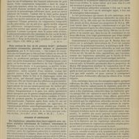 0407 - Page 401 - Revue de la presse. Chirurgie. De la compression intra-abdominale de l'aorte dans les opérations sur le ventre, par K. G. Lennander... (Hygica, LXI, 1899, p. 420) / Plaie contuse du foie (et du poumon droit ?) ; péritonite purulente circonscrite, pleurésie séreuse et pneumonie secondaires, par K. G. Lennander. (Nord Med. Arkiv, 1899, n° 35, II) / Otologie et rhinologie. Des végétations adénoïdes dans leurs rapports avec certaines maladies infectieuses de l'enfance, notamment la diphtérie