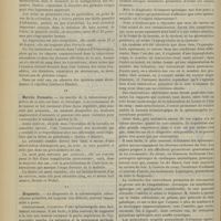 0414 - Page 408 - Revue générale. La tuberculose de la rate. Par M. Xavier Bender... III. Symptômes / IV. Marche. Pronostic / VI. Diagnostic