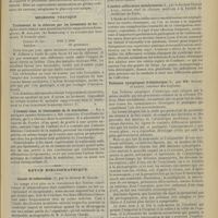 0419 - Page 413 - Séance de la Société de neurologie. (6 avril 1900). MM. MM. Cl. Philippe et Hudovernig : Encéphalopathie infantile tubéreuse / Médecine pratique. Traitement de la chlorose par les lavements de fer / L'arsenic dans le traitement de la scarlatine / Revue bibliographique. Cancer et tuberculose, par le Docteur H. Claude / L'entéro-colite muco-membraneuse, par le Docteur Gaston Lyon... / Tableaux synoptiques d'obstétrique, par MM. Saulieu et Lebief...