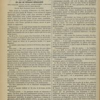0424 - Page 418 - Paris, le 9 avril 1900 / Un cas de tétanos céphalique avec paralysie faciale double, consécutivement à une plaie siégeant sur la ligne médiane ; par M. Henri Bourgeois...