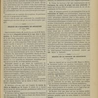 0457 - Page 451 - Des abcès migrateurs devenus autonomes ; par M. H. Morestin... / Séance de l'Académie de médecine (17 avril 1900). M. Cornil, au nom de M. Babès : Diagnostic précoce de la rage chez le chien mordeur. M. Nocard / M. Hervieux : Vaccin de chèvre en Kabylie par M. Pargin / M. Dutremblay : Traitement du mal de mer / M. Ferras... : Traitement des suites de grippe aux eaux minérales / M. Chipault : Tuberculose du diploé / Séance de la Société de chirurgie. (11avril 1900). MM. Mignot et Mallet : Arthrites expérimentales