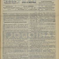 0475 - Page 469 - Sommaire / Chronique et nouvelles scientifiques. Situation sanitaire de Paris / Nécrologie / A propos de la lutte contre l'alcoolisme / L'épidémie de variole à Lyon / Contre l'humidité des murs / Museum d'histoire naturelle