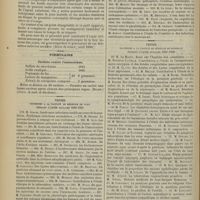 0496 - Page 490 - Revue de la presse. Thérapeutique. Un moyen simple contre les ulcérations des joues d'origine dentaire. (Revue de stomat., avri 1900) / Formulaire. Cachets contre l'aménorrhée / Thèses soutenues à la Faculté de médecine de Paris pendant l'année scolaire 1899-1900 / Thèses soutenues à la Faculté de médecine de Bordeaux pendant l'année scolaire 1899-1900