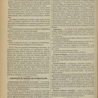 0508 - Page 502 - Revue générale. Le tétanos ; étude clinique et thérapeutique. Par M. Ch. Dopter... III. Indications du traitement / Chronique et nouvelles scientifiques. L'association des médecins de la Seine / Guerre / Statistique / Congrès de Naples / Faculté de Paris / Muséum d'histoire naturelle