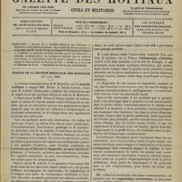 0511 - Page 505 - Sommaire / Séance de la Société médicale des hôpitaux. (27 avril 1900). M. Ménétrier : Maladie d'Addison / M. Louis Rénon : Echinocoque alvéolaire / MM. Gilbert et Lereboullet : Angiocholites anictériques ; néphrite biliaire
