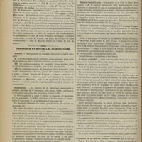 0536 - Page 530 - Thèses soutenues à la Faculté de médecine de Paris pendant l'année scolaire 1899-1900 / Chronique et nouvelles scientifiques. Guerre / Statistique / Nécrologie / Cours de chirurgie oculaire / Hôpital Saint-Louis / Clinique nationale ophtalmologique des quinze-vingts / L'alcool solidifié