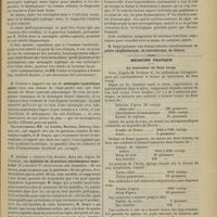 0545 - Page 539 - Séance de la Société médicale des hôpitaux. (4 mai 1900). M. Fernet, au nom de son interne M. Lacapère : Méningites typhoïdiques à bacille d'Eberth / M. Troisier : Méningite typhoïdique / M. Quelmé : Epidémie de dysenterie extrêmement meurtrière / MM. Jacquet et Lacasse : Hyperesthésie chez un convalescent de fièvre typhoïde / M. Dupré : Goître exophtalmique, de sclérodermie, de tétanie / Médecine pratique. Le traitement du faux croup