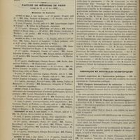 0548 - Page 542 - Revue bibliographique. Traité de l'urétrostomie périnéale dans les rétrécissements incurables de l'urètre. Création au périnée d'un méat contre nature, par MM. H. Poncet..., et Xavier Delore... / Faculté de médecine de Paris. (Actes du 14 au 19 mai 1900). Examens de doctorat / Thèses / Chronique et nouvelles scientifiques. Conseil supérieur de l'instruction publique / XIIIe Congrès international de médecine / Exercices pratiques de diagnostic bactériologique / Nécrologie