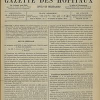 0587 - Page 581 - Sommaire / Revue générale. La pression artérielle et ses variations à l'état de santé et dans les maladies ; par MM. G. Reynaud et D. Olmer... I. Procédés qui permettent d'apprécier la pression artérielle en clinique