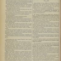 0628 - Page 622 - Résection du caecum et de l'appendice étranglés et sphacélès dans une hernie crurale ; suture en trois plans ; guérison ; par M. Albert Jacomet... / Séance de l'Académie de médecine. (29 mai 1900). M. Pinard, un travail de M. Mouchet : Deux cas d'irréductibilité de l'utérus gravide en rétroversion / M. Metchnikoff, en son nom et en celui de M. Besredka : Action des faibles doses d'hémolysine humaine