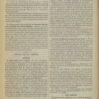 0654 - Page 648 - Séance de la Société médicale des hôpitaux. (1er juin 1900). Ostéo-arthrite suppurée d'origine pneumococcique, l'avant-dernière séance, par M. Fernet, ont engagé M. Rendu / M. Moizard : Le service des douteux à l'hôpital des Enfants-Malades / Revue de la presse. Médecine. Un signe précoce de la rougeole. (Arch. méd. d'Angers, 20 fév. 1900) / Kyste hydatique de la plèvre, évolution latente. (Khirurghie, avril 1900) / Cicatrices exubérantes consécutives au corset. (Bul. de la Soc. de dermatol., n° 4, 1900) / Voies urinaires. Rétention d'urine traitée par les injections intra-urétrales de cocaïne. (La Loire médicale, 15 mai 1900)