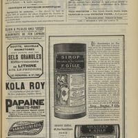 0709 - Page 703 - Faculté de médecine de Paris. (Actes du 25 au 30 juin 1900). Examens de doctorat / Chronique et nouvelles scientifiques. Agrégation de médecine / Concours de l'adjuvat / Nécrologie