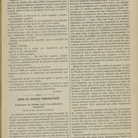 0733 - Page 727 - Trois observations de polynévrites grippales ; par R. Cestan... et L. Babonneix (A suivre) / Notes de clinique thérapeutique. Traitement du diabète sucré. La médication arsenicale ; par M. Guihal...