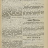 0735 - Page 729 - Séance de la Société médicale des hôpitaux. (22 juin 1900). MM. Louis Rénon et Latron : Action de l'aspirine sur la fièvre des tuberculeux / Épanchement pleuro-péritonéal hémorragique. M. Fernet / M. Ménétrier : Cirrhose hépatique avec hypersplénomégalie individualisé par MM. Gilbert et Fournier / Médecine pratique. L'azotate de plomb dans le chancre mou / Phosphate physiologique / Intérêts professionnels. Un médecin peut-il, en engageant un remplaçant, lui imposer légalement l'obligation de ne pas venir s'établir ultérieurement comme médecin dans la même région ?
