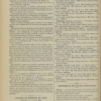 0736 - Page 730 - Intérêts professionnels. Un médecin peut-il, en engageant un remplaçant, lui imposer légalement l'obligation de ne pas venir s'établir ultérieurement comme médecin dans la même région ? / Faculté de médecine de Paris. (Actes du 2 au 7 juillet 1900). Examens de doctorat / Chronique et nouvelles scientifiques. Marine