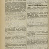 0756 - Page 750 - Séance de la Société de chirurgie. (28 juin 1900). M. Walther : Tumeur sessile de la face antérieure du sacrum / M. Albarram : Rein tuberculeux / Médications nouvelles. L'Igazol dans la tuberculose pulmonaire / Chronique et nouvelles scientifiques. Marine / Statistique / XIIIe Congrès international de médecine / Hygiène publique / Fécondité