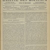 0783 - Page 777 - Sommaire / Revue générale. Le traitement de la coxalgie chez l'enfant et l'adulte ; par M. H. Morestin...