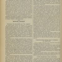 0792 - Page 786 - Séance de la Société de neurologie. (5 juillet 1900). M. Piltz : Nouveau phénomène pupillaire / MM. Duval et Guillain : Production des paralysies radiculaires traumatiques du plexus brachial / Médecine pratique. Traitement des hémoptysies par l'eau oxygénée / Les vésicatoires dans le traitement de l'épilepsie jacksonnienne / L'hypodermoclyse ferrique dans le traitement de l'aménorrhée / L'acide phosphorique contre l'arthritisme
