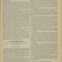 0865 - Page 859 - Ier Congrès international de la presse médicale. (26-28 juillet 1900) / Ier Congrès international de médecine professionnelle et de déontologie. (22-28 juillet 1900). Séance du mardi soir. M. Schwalbe... pour une communication sur les conditions de l'exercice de la médecine dans les différents pays / M. Thiéry : Abus de l'hospitalisation et des consultations gratuites à Paris