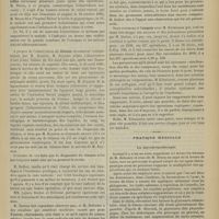 0867 - Page 861 - Séance de la Société de chirurgie. (25 juillet 1900). Hémorragies mortelles. M. Broca / Tétanos communiquée par M. Routier, M. Reynier / M. Delbet, sur une observation de M. Psaltof... : Grossesse extra-utérine diagnostiquée laparotomie, guérison / Pratique médicale. La mycodermothérapie
