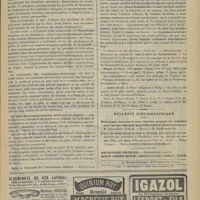 0869 - Page 863 - Chronique et nouvelles scientifiques. Concours pour l'admission à quatre emplois de commissaire-inspecteur des établissements insalubres, dangereux ou incommodes / Le taux des remplacements médicaux en Algérie / Suite à l'histoire de l'alcoolisme officiel / Bulletin bibliographique
