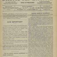 0915 - Page 909 - Sommaire / Avis important / Fracture oblique et transversale de l'extrémité inférieure de la phalange de l'index gauche ; par M. Estrabaut...
