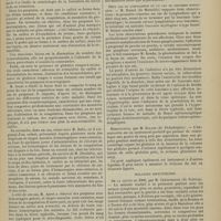 0987 - Page 981 - XIIIe Congrès international de médecine. Paris, 2-9 août 1900. I. Sciences médicales. Pathologie interne ; par M. Courtois-Suffit... Coeur et vaisseaux. Origine de la teinte jaune chlorotique. M. Bloch / Séméiologie du caillot et du sérum dans les purpuras, par M. Lenoble... / Deux cas de lymphadénie et un cas de leucémie myélogène. M. Boinet... / Hématocrite, par M. Daland... / Maladies infectieuses. De la grippe de 1900, par M. Chédevergne...