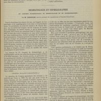 1013 - Page 1007 - XIIIe Congrès international de médecine. Paris, 2-9 août 1900. I. Sciences médicales. Psychiatrie ; par M. R. Cestan... L'alitement dans le traitement des formes aigues de la folie, rapports de MM. Neisser, Morel et Korsakoff / Dermatologie et syphiligraphie. (IVe Congrès international de dermatologie et de syphiligraphie) ; par M. Leredde... L'Eczéma, maladie parasitaire