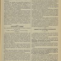 1083 - Page 1077 - Hémorragies névropathiques des organes génito-urinaires [hématuries] ; par M. Lancereaux... / Application à l'homme de la régénération de l'air confiné au moyen du bioxyde de sodium ; par MM. A. Desgrez... / Séance de l'Académie de médecine. (21 août 1900). M. Lancereaux : Hémorragies névropathiques des organes génito-urinaires (hématuries) / M. Suarez de Mendoza... : Avantages de l'emploi de la suture de la cornée dans l'opération de la cataracte, que l'opération soit simple ou compliquée de rupture de la hialoïde ou d'hémorragie expulsive