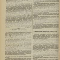 1086 - Page 1080 - Variétés. La rue de l'école-de-médecine et la Faculté ; par M. Beluze... I. La rue des Cordeliers. (A suivre) / A travers les congrès / Chronique et nouvelles scientifiques. Distinctions honorifiques