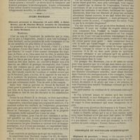 1094 - Page 1088 - Revue générale. Des indications et de la pratique de la balnéation dans les pyrextes en général ; par M. Odilon Martin... III. Pathogénie et thérapeutique clinique générale des pyrexies : rôle de la balnéation / Jules Rochard. Discours prononcé le dimanche 19 août 1900, à Saint-Brieuc, par M. Charles Monod, membre de l'Académie de médecine, à l'occasion de l'inauguration de la statue de Jules Rochard / Chronique et nouvelles scientifiques. Hôpitaux de Province