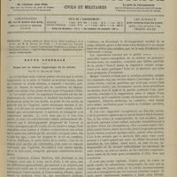 1113 - Page 1107 - Sommaire / Revue générale. Essai sur la valeur hygiénique de la crèche. Par M. E. Beluze...