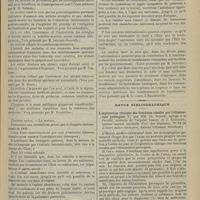 1121 - Page 1115 - A travers les congrès / Revue bibliographique. L'exploration clinique des fonctions rénales par l'élimination provoquée, par MM. Ch. Achard... et J. Castaigne... (N° 23 de L'oeuvre médico-chirugical, Docteur Critzman...)