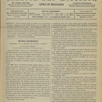 1125 - Page 1119 - Sommaire / Tétanos traumatique. Traitement par la méthode de Baccelli ; guérison ; par M. Xavier Delore...