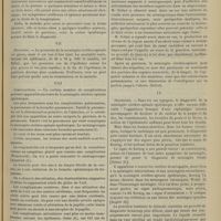 1199 - Page 1193 - Revue générale. La méningite cérébro-spinale épidémique ; par M. Marcel Labbé... VI. Marche. Durée. Terminaison / VII. Pronostic / VIII. Complications / IX. Diagnostic