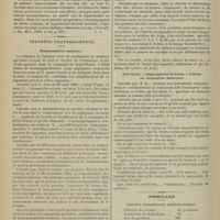 1222 - Page 1216 - Revue de la presse. Chirurgie. De la laparotomie dans la tuberculose péritonéale. (Centralbl. f. Inn. Med., 1900, n° 34, p. 879) / Intérêts professionnels. Responsabilité médicale / Les époux, « même séparés de biens, » doivent les honoraires médicaux / Formulaire. Injection désinfectante antileucorréique