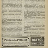1243 - Page 1237 - Variétés. La croix-rouge japonaise ; par le Professeur Nagao Ariga / Chronique et nouvelles scientifiques. Concours de l'internat et de l'externat / Guerre / Marine / Une place d'interne / Erratum