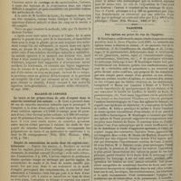 1278 - Page 1272 - Revue de la presse. Gynécologie. Le traitement des bartholinites par les injections d'alcool salicylé à saturation. (Languedoc médico-chirurgical, 25 sept. 1900) / Maladies de l'enfance. Le tanin et les préparations de sels d'argent dans le catarrhe intestinal des enfants. (Wien. Klin. Wochens., 1900, n° 33, p. 756) / Emploi du sozoiodalate de soude dans les angines scarlatineuses. (Wiener Klin. Wochens., 1900, n° 32, p. 739) / Thérapeutique. Pouvoir antiseptique de la glycérine. (Viener. Klin. Wochens., 1900, n° 30) / Variétés. Les églises au point de vue de l'hygiène