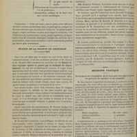 1288 - Page 1282 - Erosion chimique des dents ; par M. le Docteur Léon Frey... / Séance de la Société de chirurgie. (10 octobre 1900). M. Ricard : Fistule vésico-vaginale opérée et guérie par la méthode du dédoublement / M. Loison : Nécrose consécutive à une lymphangite / Médecine pratique. Traitement de l'érysipèle de la face par des applications de gaïacol, de menthol et de camphre