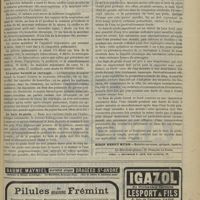 1291 - Page 1285 - Chronique et nouvelles scientifiques. Statistique / Le papier buvard en chirurgie / Le bain de pieds