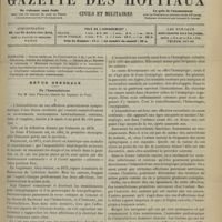 1309 - Page 1303 - Sommaire / Revue générale. De l'hémiathétose. Par M. Jean Ferrand... I