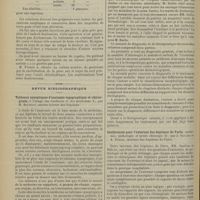 1344 - Page 1338 - Médecine pratique. Traitements modernes de la sciatique / Revue bibliographique. Tableaux synoptiques d'anatomie topographique et chirurgicale, à l'usage des étudiants et des praticiens, par M. Boutigny... / Diagnostic et traitement des maladies de la peau, par M. C. Barbe..., préface de M. Gaucher... / Conférences pour l'externat des hôpitaux de Paris, anatomie, pathologie et petite chirurgie, par J. Saulieu et A. Dubois...
