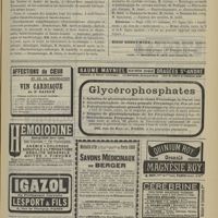 1399 - Page 1393 - Chronique et nouvelles scientifiques. Faculté de médecine de Paris / Erratum