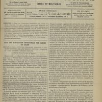 1401 - Page 1395 - Sommaire / Deux cas d'occlusion intestinale par cancer du colon. Création d'un anus artificiel temporaire. Résection de l'intestin cancéreux quelques semaines plus tard, fermeture de l'anus artificiel. Guérison complète. Par M. Victor Pauchet...