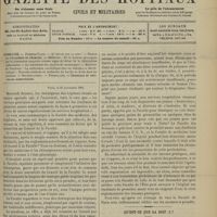 1437 - Page 1431 - Sommaire / Paris, le 21 novembre 1900 / Qu'est-ce que la soif ?