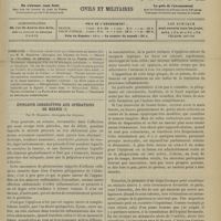 1465 - Page 1459 - Sommaire / Épiploite consécutive aux opérations de hernie ; par H. Morestin...