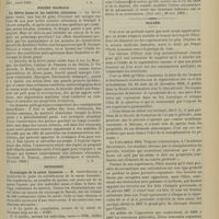 1469 - Page 1463 - Revue de la presse. Obstétrique. Travail normal après une opération césarienne non indiquée. (Amer. Journ. Of Obst., avril 1900) / Hygiène coloniale. La fièvre jaune et les intérêts coloniaux. (Docteur G. Treille, Questions diplomatiques et coloniales, 15 nov. 1900) / Physiologie. Cryoscopie de la sueur humaine. (C. R. Acad. des sc., 1900) / Thérapeutique. Traitement des pneumonies des vieillards par la digitale à haute dose. (Bull. méd., 28 nov. 1900) / Ollier. [Nécrologie]
